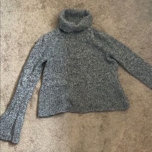 EXPRESS Knitted Turtle neck with Flare sleeves